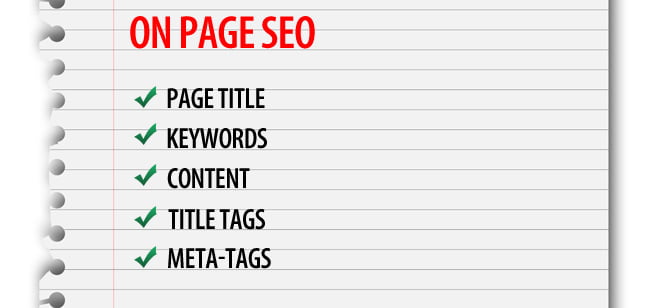 Do basic on-page optimization