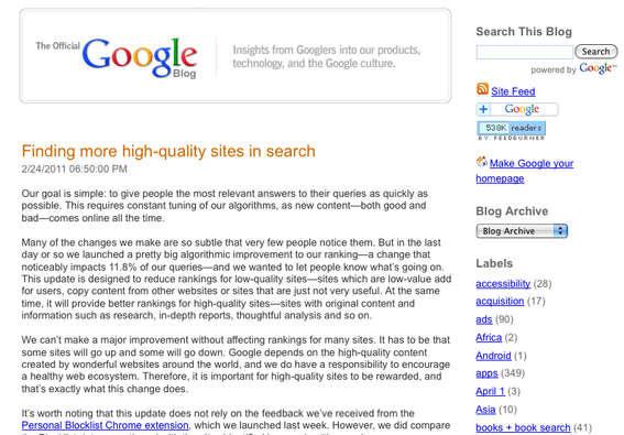 Official Google Blog