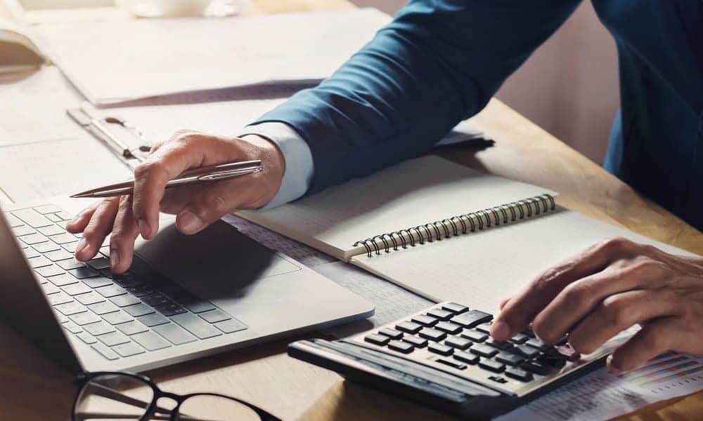 Calculate tax on net annual value